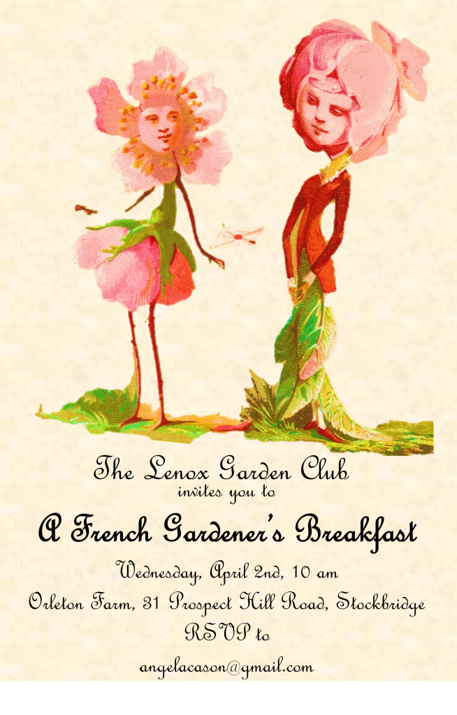 Two charming anthropomorphic flowers chat amiably
